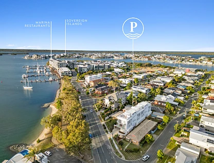 Villa 2 3 Esplanade West, Paradise Point, QLD 4216, 3房, 2浴, Townhouse