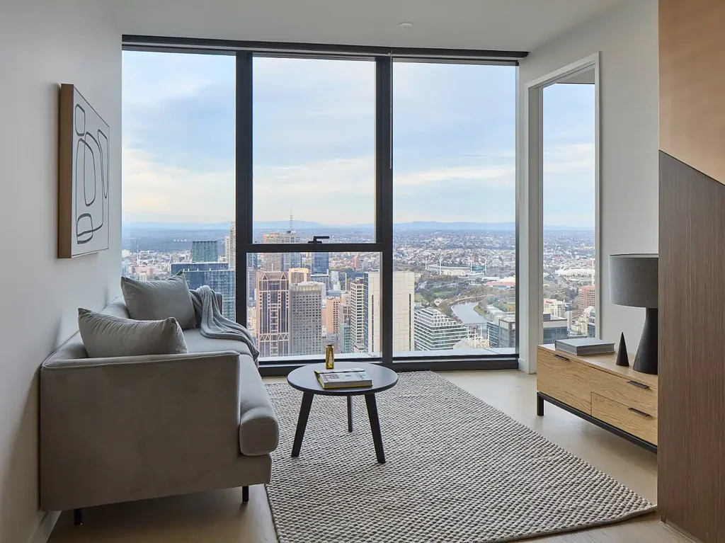 Melbourne 1chambre Penthouse Level Sky-High CBD Living with Car Park — Premier Tower
