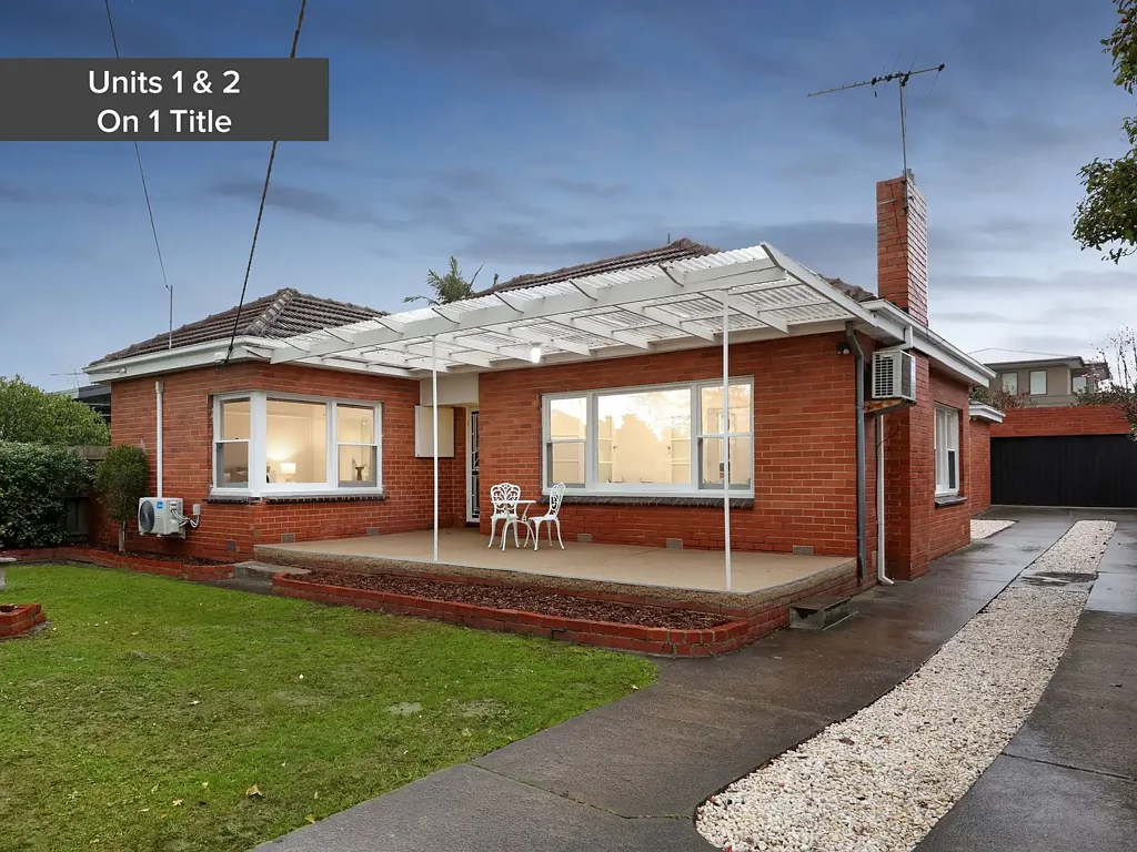Bentleigh East 4 Slaapkamer 2 Units 1 Title for a Big Multi-Generational Family