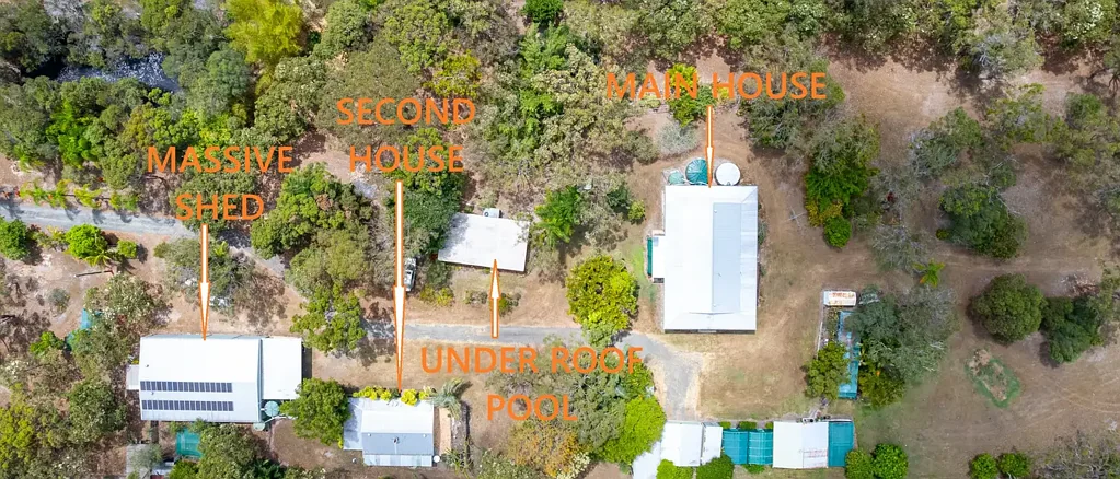 Booral 6Zimmer Private 5-Acre Lifestyle Estate with Dual Living AND Pool