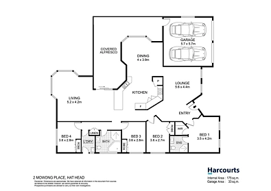 2 Mowong Close, Hat Head, NSW 2440, 4 Bedrooms, 2 Bathrooms, House
