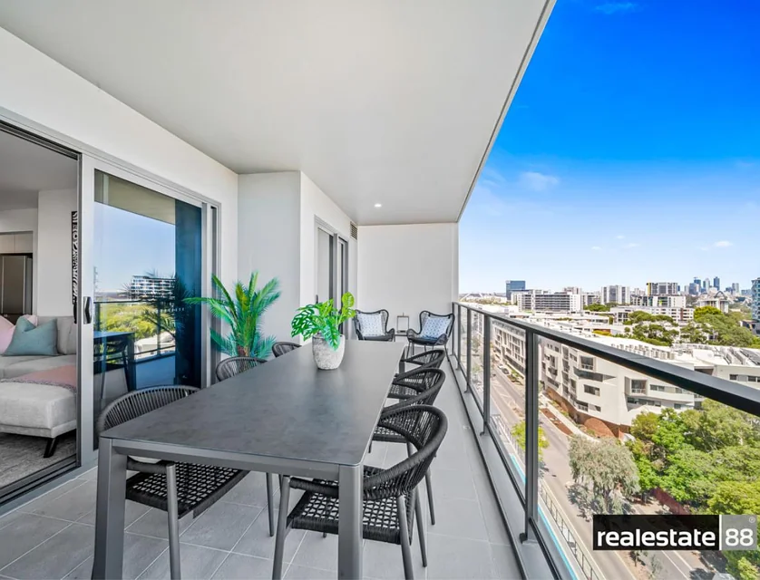 907/31 Rowe Avenue, Rivervale, South East Perth, 3 chambres, 2 salles de bain, Apartment