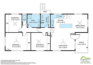 户型图 - 23 Ranch Park Drive, Pacific Haven, QLD 4659