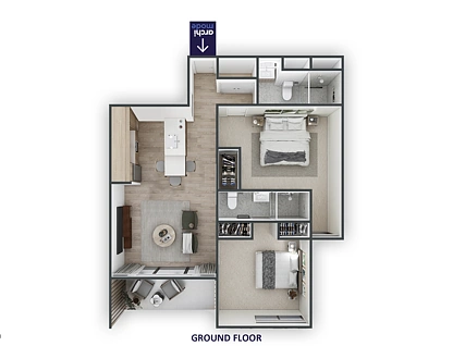 Waipuna Rise/A1 Frankton-Ladies Mile Highway, Frankton, Queenstown, 2 habitaciones, 2 baños, Apartment