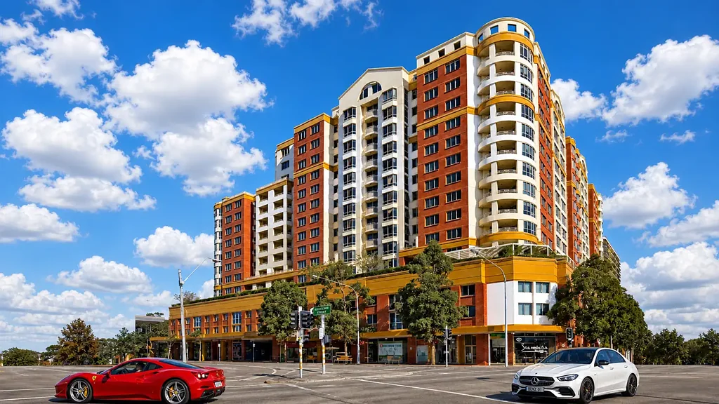 Strathfield 1Zimmer Stylish One-Bedroom Apartment with Sunroom & Resort-Style Living in Prime Strathfield Location