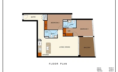 708/33 Railway Terrace, Milton, QLD 4064, 2房, 2浴, Apartment