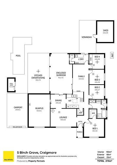 5 Birch Grove, Craigmore, SA 5114, 4 slaapkamers, 1 badkamers, House