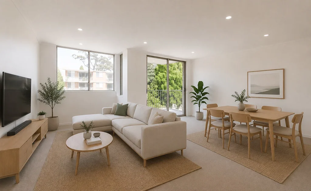Spacious and bright apartment