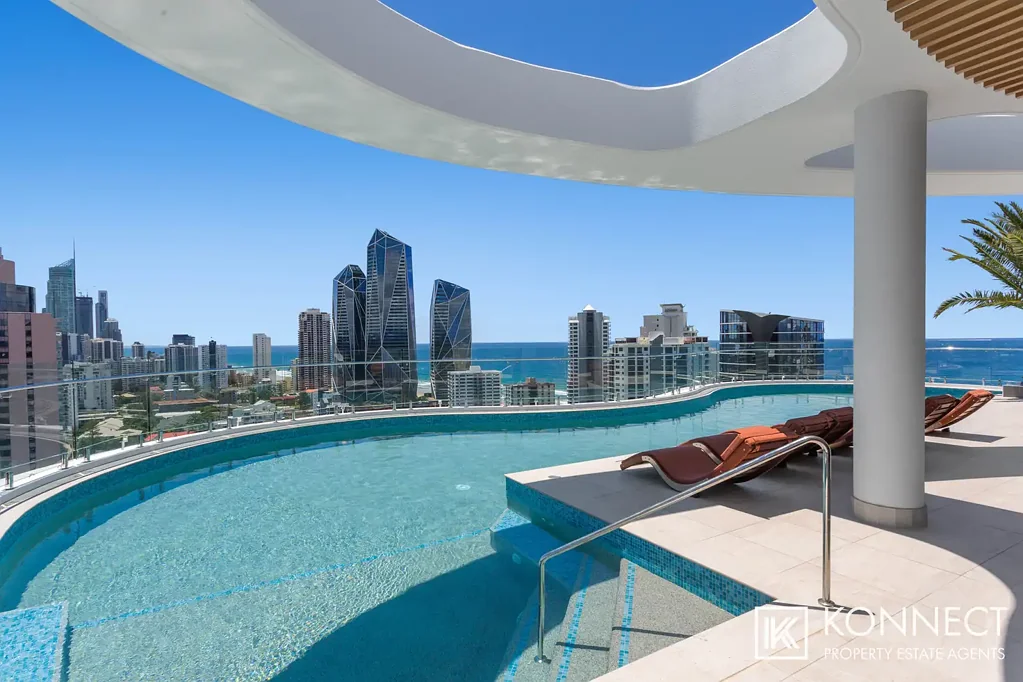 Broadbeach 3침실 Your Coastal Dream Awaits at The Gallery Residences with Stunning Beach Views.