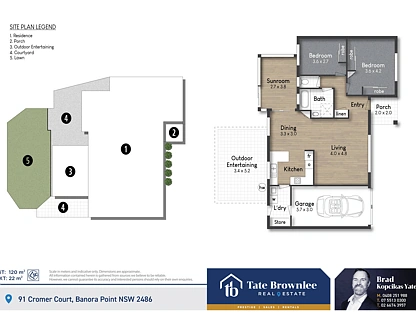 9/1 Cromer Court, Banora Point, North Coast, 2 રૂમ, 1 બાથરૂમ, House