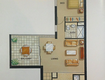 2005/151 George Street, Brisbane City, Brisbane - Inner City Region, 1部屋, 1バスルーム, Apartment