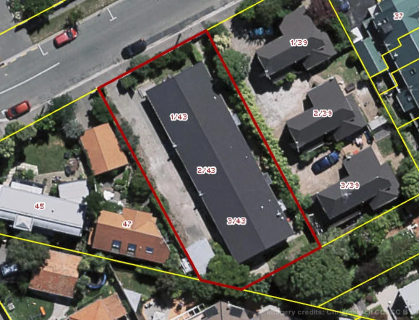1/43 Rhodes Street, Merivale, Christchurch City, 2 غرف, 0 حمامات