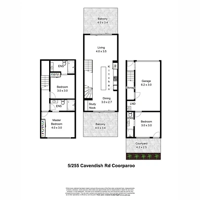 5/255 Cavendish Road, Coorparoo, QLD 4151, 3房, 3浴, Townhouse