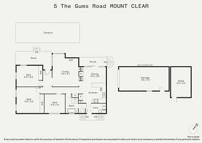 5 The Gums, Mount Clear, VIC 3350, 3房, 1浴, House