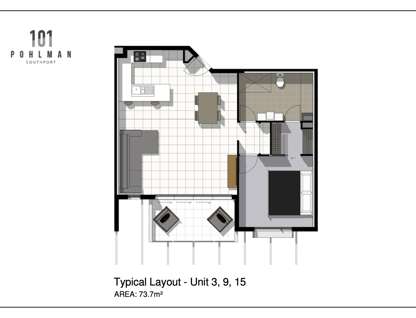 3/101 POHLMAN STREET, Southport, QLD 4215, 1 Bedrooms, 1 Bathrooms, Apartment