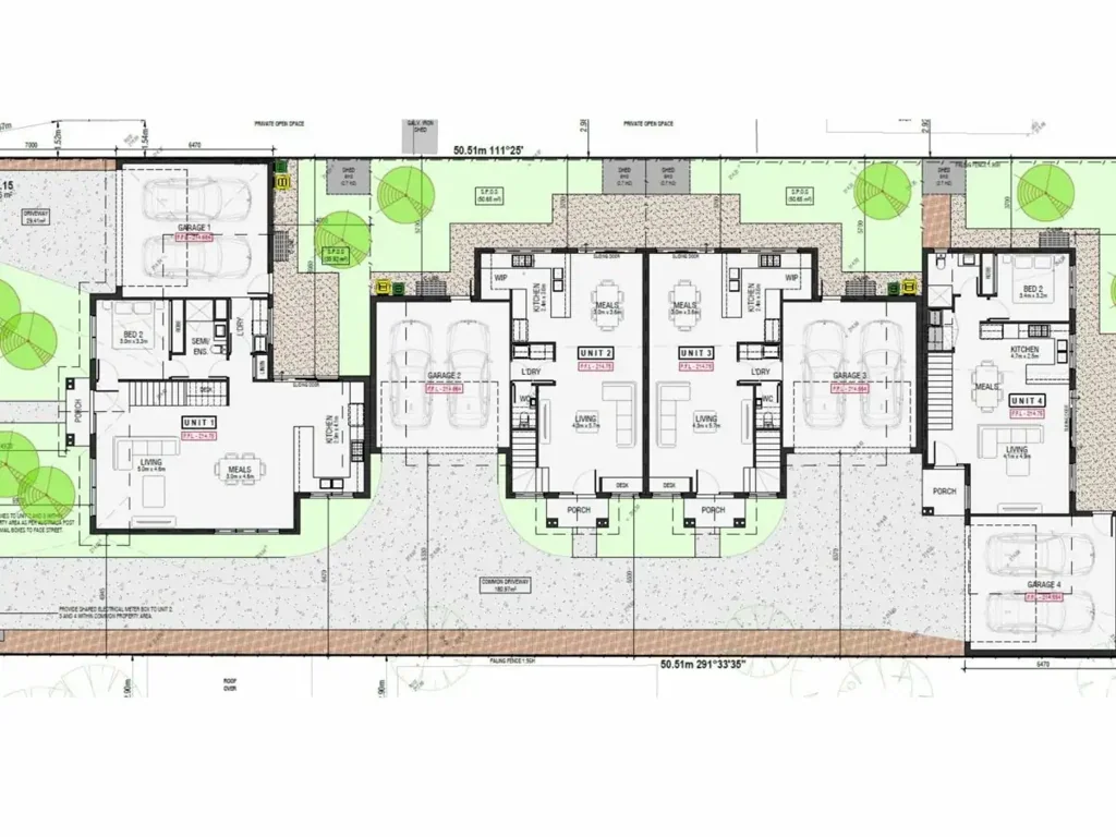 Sunbury Excellent Investment Opportunity in Sunbury: COMES WITH APPROVED Plans for 4 Townhomes