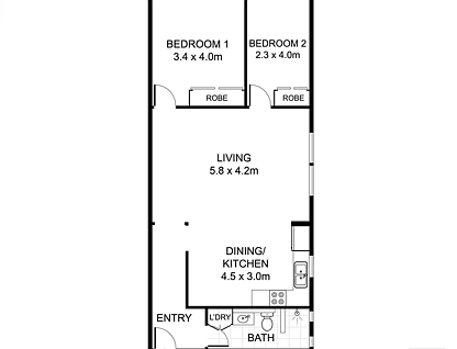 8/528 New South Head Road, Double Bay, Eastern Suburbs, 2房, 1浴, Apartment