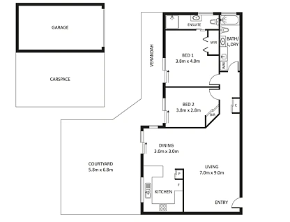 4/31 Chasely Street, Auchenflower, Brisbane Western Region, 2部屋, 2バスルーム, Apartment