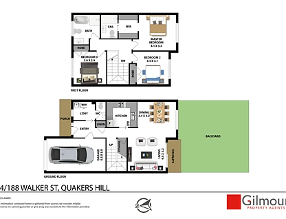 14/188 Walker Street, Quakers Hill, Outer Western Sydney, 3 phòng ngủ, 2 phòng tắm, Townhouse