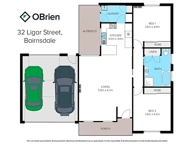 32 Ligar Street, Bairnsdale, VIC 3875, 2 Bedrooms, 1 Bathrooms, Unit