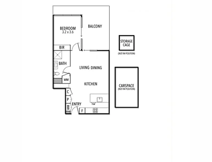 407/110 Keilor Road, Essendon North, North Melbourne, 1 कमरे, 1 बाथरूम, Apartment