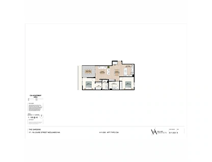 109/17-19 Louise Street, Nedlands, North West Perth, 2 રૂમ, 2 બાથરૂમ, Apartment