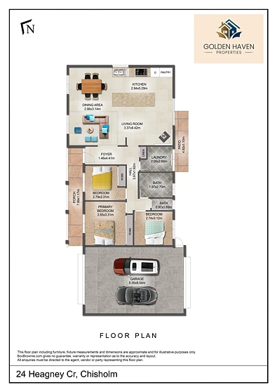 24 Heagney Crescent, Chisholm, ACT 2905, 3 slaapkamers, 1 badkamers, House