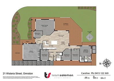 21 Wisteria Street, Ormiston, QLD 4160, 5 Bedrooms, 2 Bathrooms, House