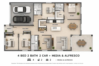 地址保密, Ingleburn, NSW 2565, 4房, 2浴, House
