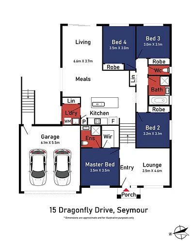 15 Dragonfly Drive, Seymour, VIC 3660, 4 slaapkamers, 2 badkamers, House