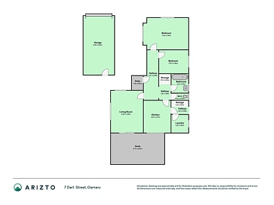7 Dart Street, Oamaru, Waitaki District, Otago, 2房, 1浴, House