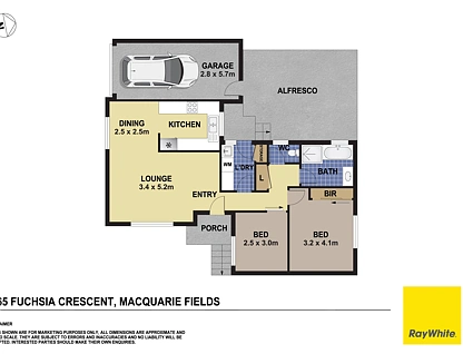 2/65 Fuchsia Crescent, Macquarie Fields, Macarthur Region, 2 Schlafzimmer, 1 Badezimmer, House