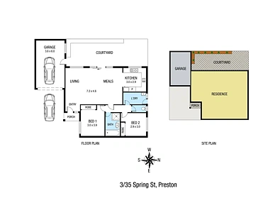 3/35 Spring Street, Preston, VIC 3072, 2 slaapkamers, 1 badkamers, Unit