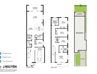 15 Rosedale Street, Canley Heights, South Western Suburbs, 5部屋, 3バスルーム, Apartment