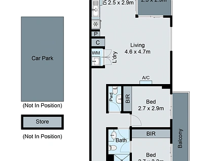118./436-442 Huntingdale Road, Mount Waverley, East Melbourne, 2 Schlafzimmer, 1 Badezimmer, Apartment