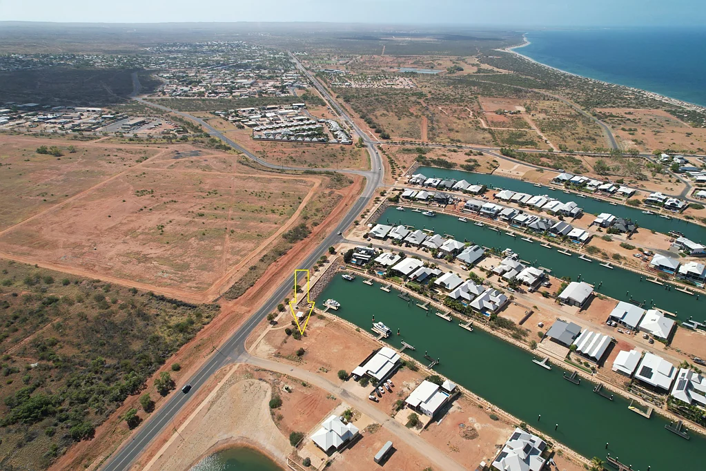 Exmouth Rare 1208sqm North-Facing Marina Lot with Jetty