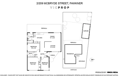 2/209 McBryde Street, Fawkner, VIC 3060, 3 Bedrooms, 1 Bathrooms, House