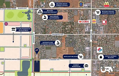 Mildura 3 Bedroom Prime Corner Development Opportunity - 10 Acres with Home