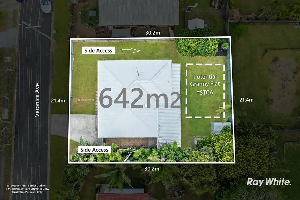 Daisy Hill 3कमरा Daisy Hill Opportunity: Refreshed Brick Home on 642m2 Big Backyard | 4th Bed & Granny Flat Potential*