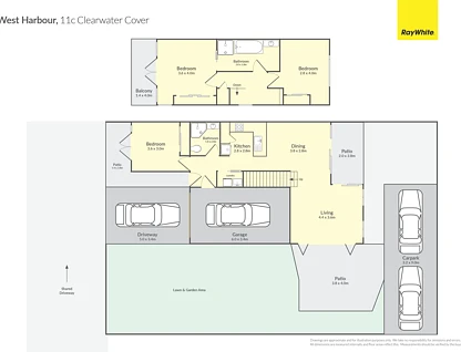 11/A Clearwater Cove, West Harbour, Waitakere City, 3 Schlafzimmer, 2 Badezimmer, House