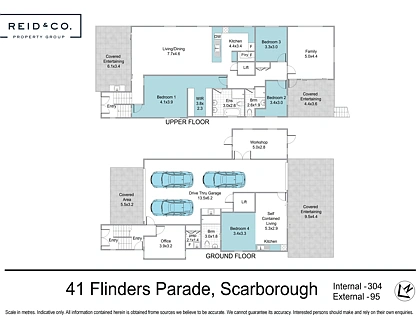 41 Flinders Parade, Scarborough, Brisbane - Northern Region , 4 침실, 3 욕실, House