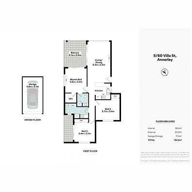 5/60 Villa Street, Annerley, QLD 4103, 3 slaapkamers, 2 badkamers, Apartment