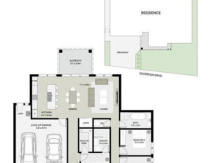 104 Sovereign Drive, Thrumster, North Coast, 3 રૂમ, 2 બાથરૂમ, Apartment