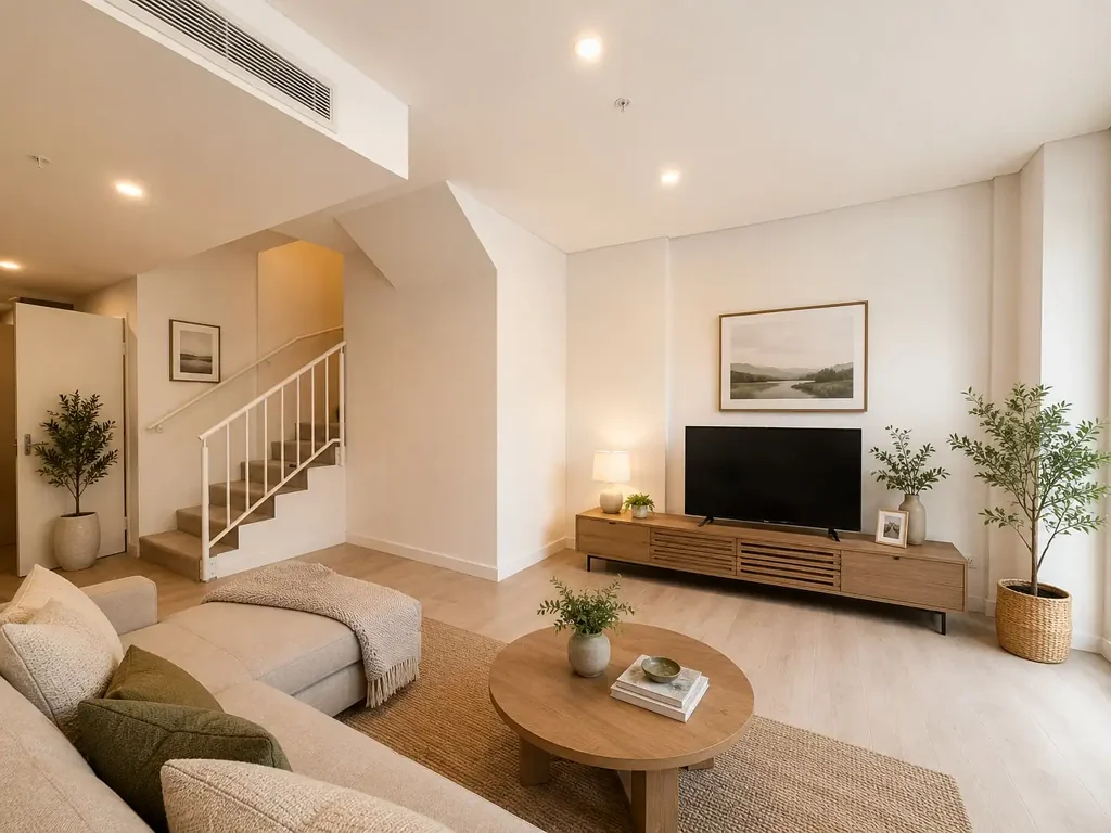 Split-level Two Bedroom Apartment For Lease