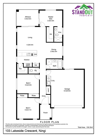 103 Lakeside Crescent, Ningi, QLD 4511, 3 habitaciones, 2 baños, House