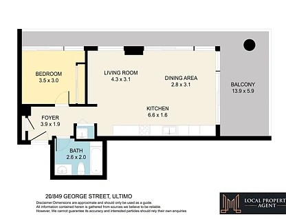 20/849 George Street, Ultimo, NSW 2007, 1 ਕਮਰੇ, 1 ਬਾਥਰੂਮ, Apartment