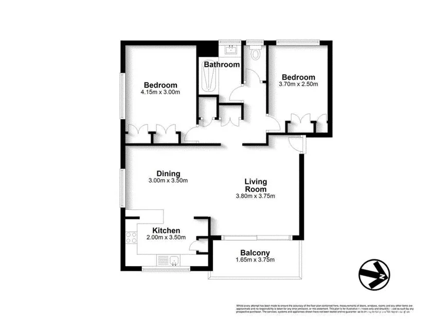 1/15 Griffith Street, Everton Park, Brisbane - Northern Region , 2 chambres, 1 salles de bain, Apartment
