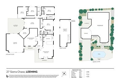 Plano ng Bahay - 27 Sierra Chase, Leeming, WA 6149