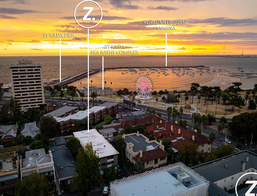 11/1 Acland Street, St Kilda, Melbourne CBD, 1房, 1浴, Apartment