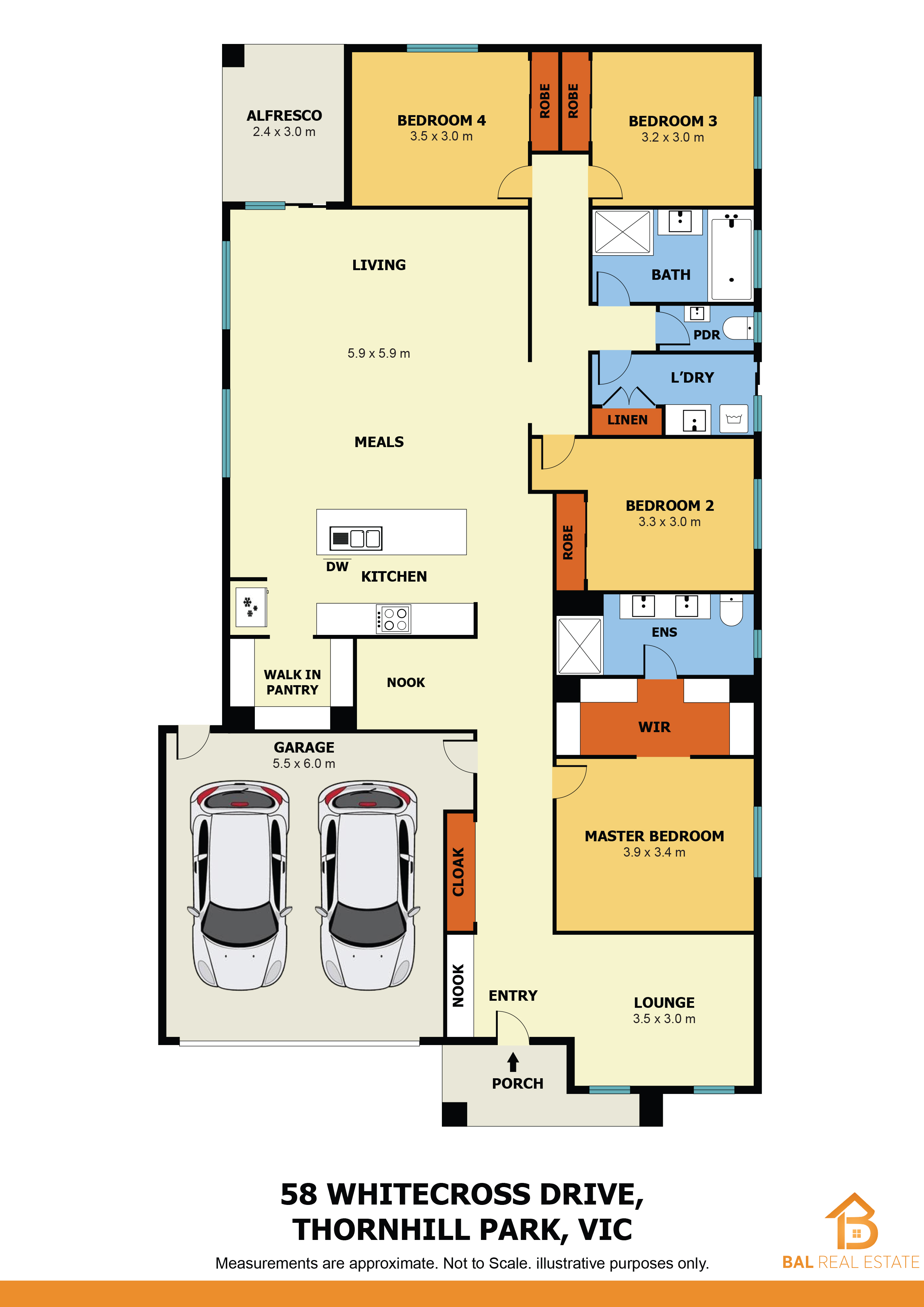 58 WHITECROSS DR, THORNHILL PARK VIC 3335, 0房, 0浴, House